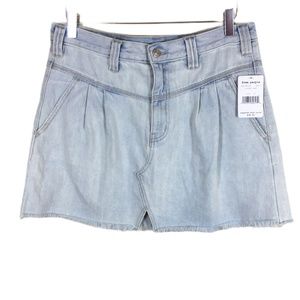 Free People Side Car Mini Skirt